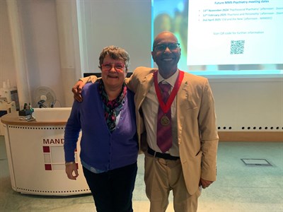 Jane Whittaker (President 2023-24 and Dr Ahmed Huda (President 2024-25)