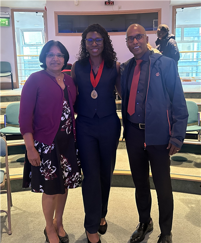 October 2025 - Section of Paediatric Presidents: Professor Madhavi Paladugu (2025-2026), Professor Ngozi Edi-Osagie (2024-2025) and Dr Sandeep Dharmaraj (2023-2024) 